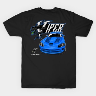 DODGE VIPER SRT 10-BLUE T-Shirt